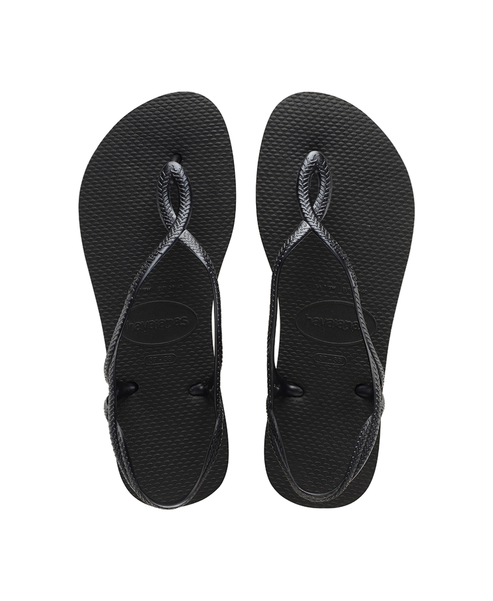 HAVAIANAS - SANDALO DONNA - LUNA - 4129697-0090 - BLACK - A