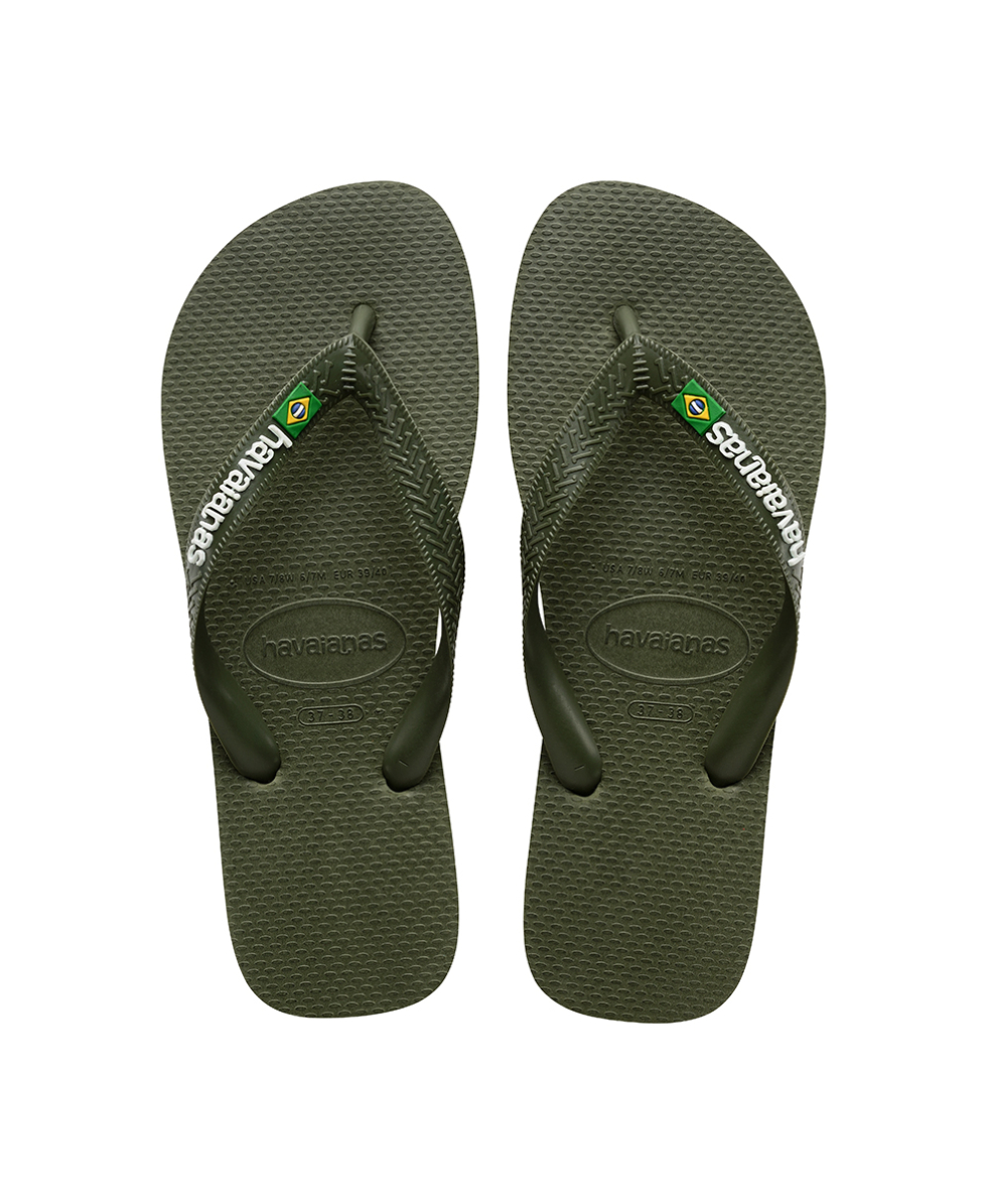 HAVAIANAS - INFRADITO UNISEX - BRASIL LOGO - 4110850-3058 - GREEN - A