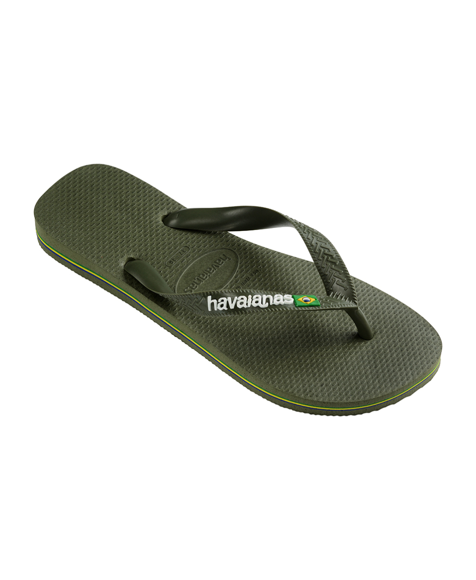 HAVAIANAS - INFRADITO UNISEX - BRASIL LOGO - 4110850-5983 - GREEN OLIVE