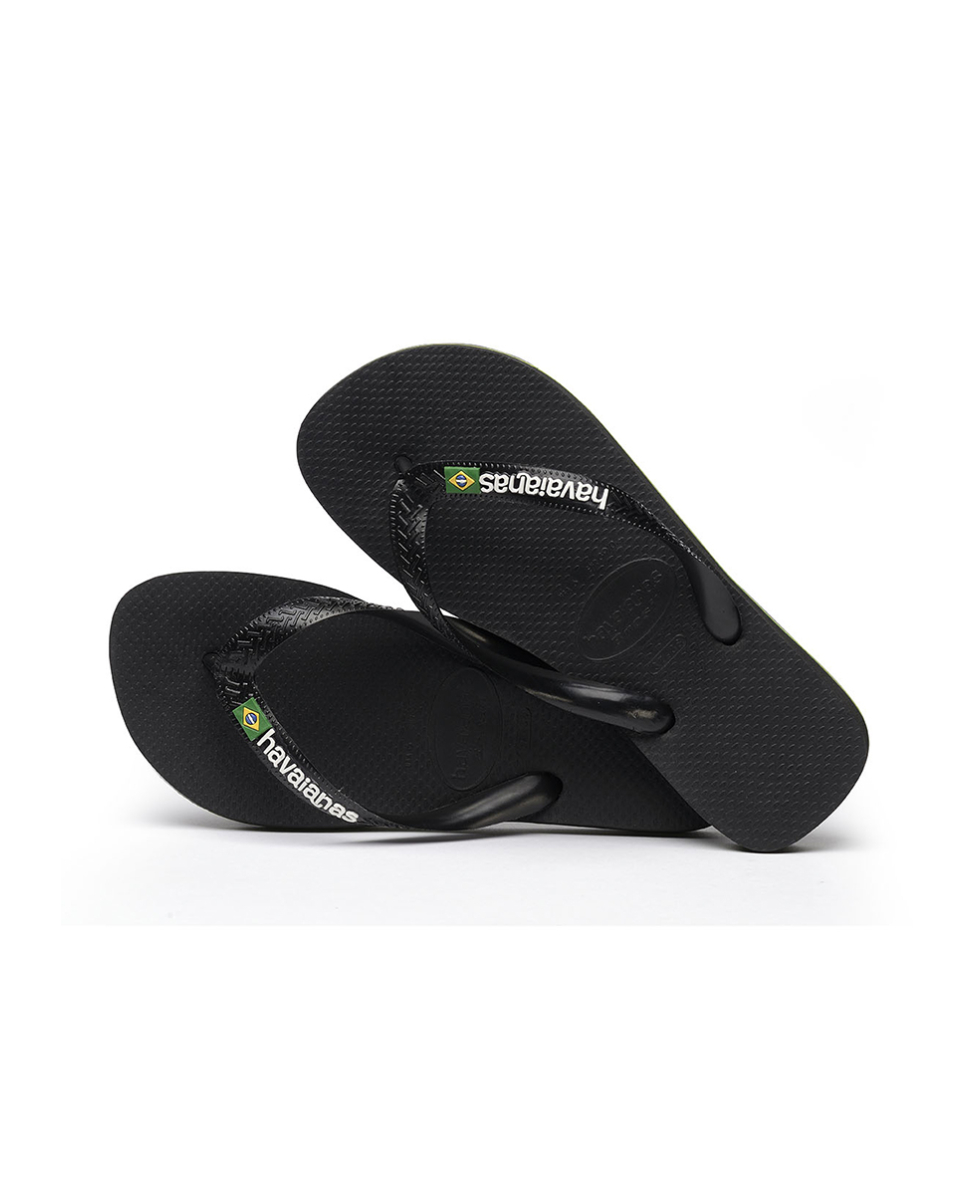 HAVAIANAS - INFRADITO UNISEX - BRASIL LOGO - 4110850-1069 - BLACK