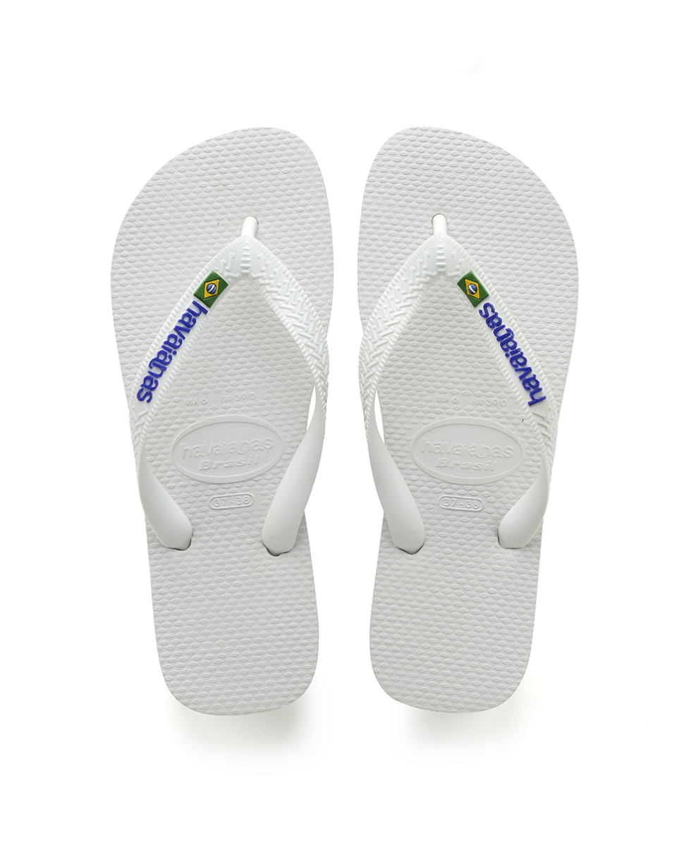 HAVAIANAS - INFRADITO UNISEX - BRASIL LOGO - 4110850-0001 - WHITE - A