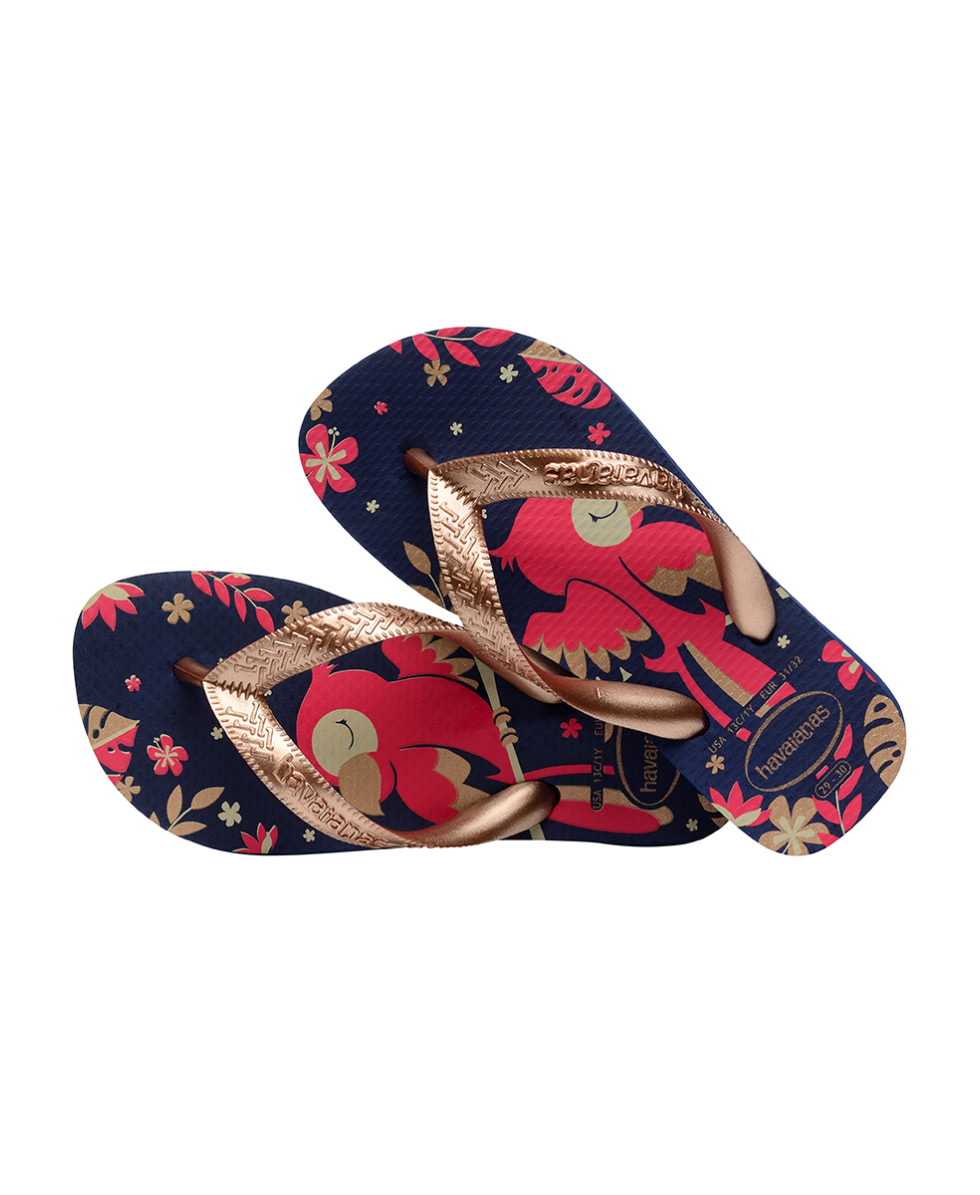 HAVAIANAS - INFRADITO JUNIOR - KIDS TOP PETS - 4146823-1754 - NAVY BLUE/ROSE GOLD