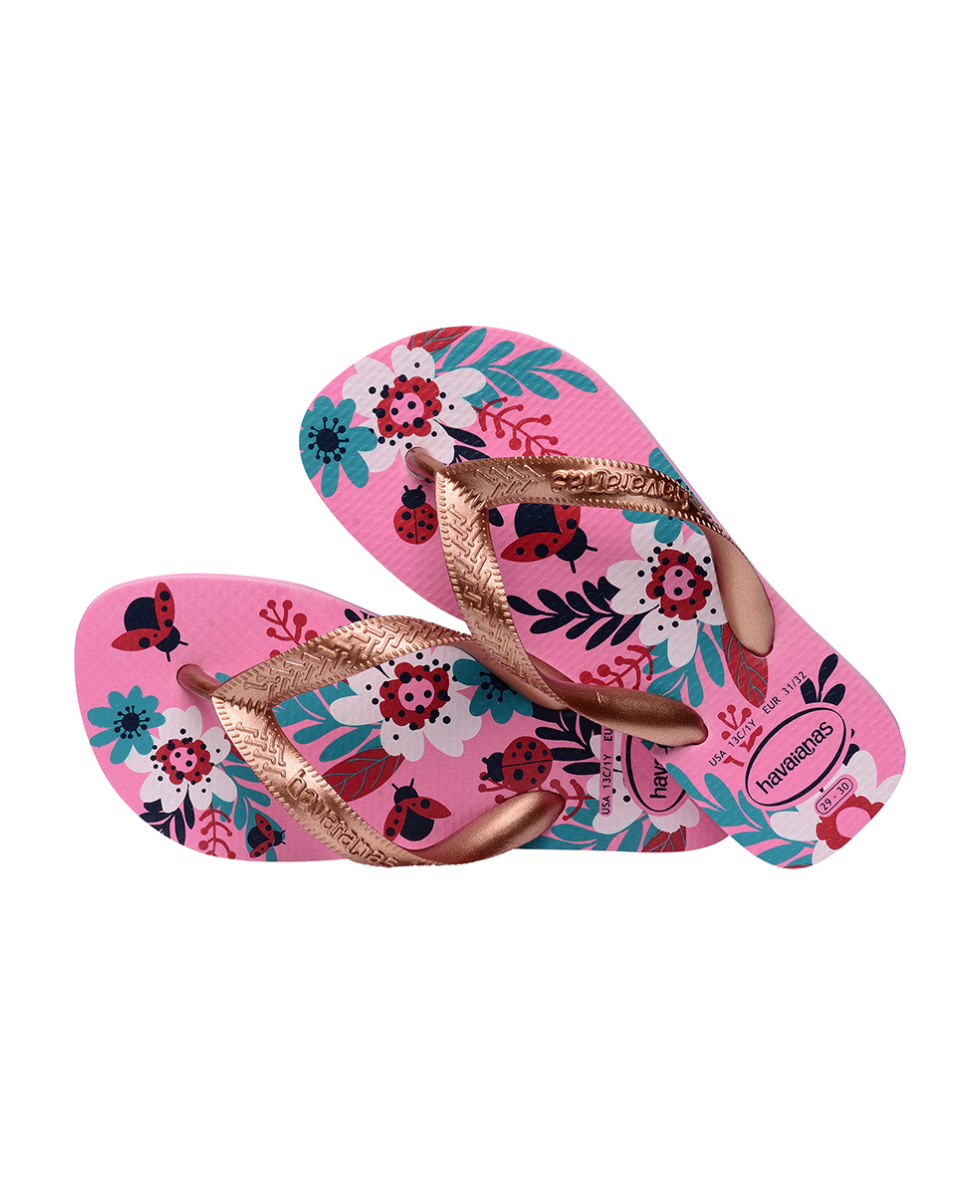 HAVAIANAS - INFRADITO JUNIOR - KIDS FLORES - 4000052-1749 - PINK LEMONADE