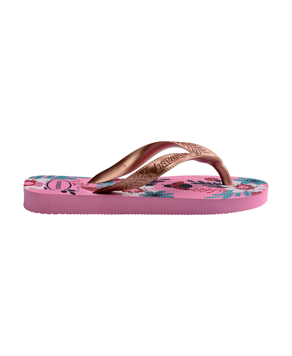 HAVAIANAS - INFRADITO JUNIOR - KIDS FLORES - 4000052-1749 - PINK LEMONADE