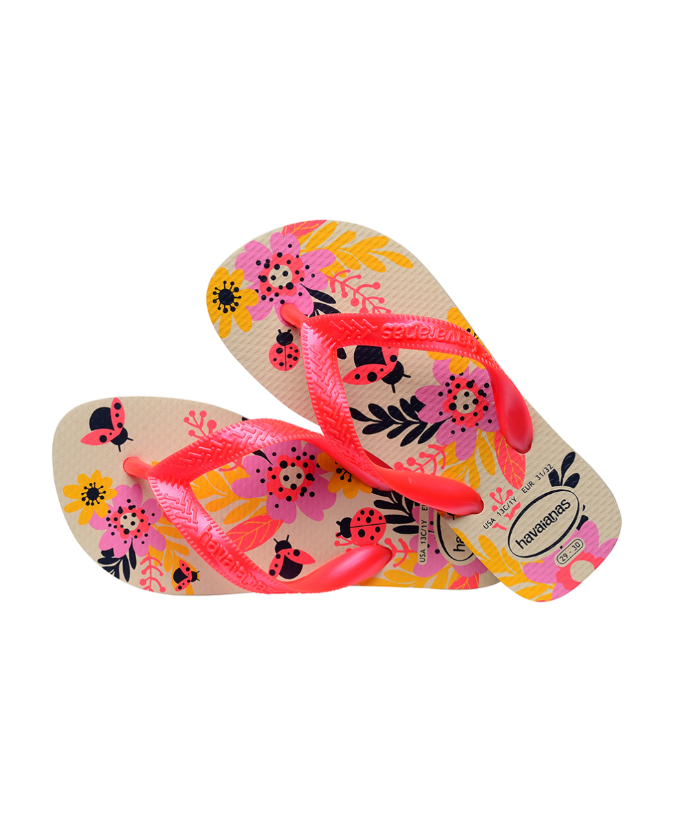 HAVAIANAS - INFRADITO JUNIOR - KIDS FLORES - 4000052-0121 - BEIGE