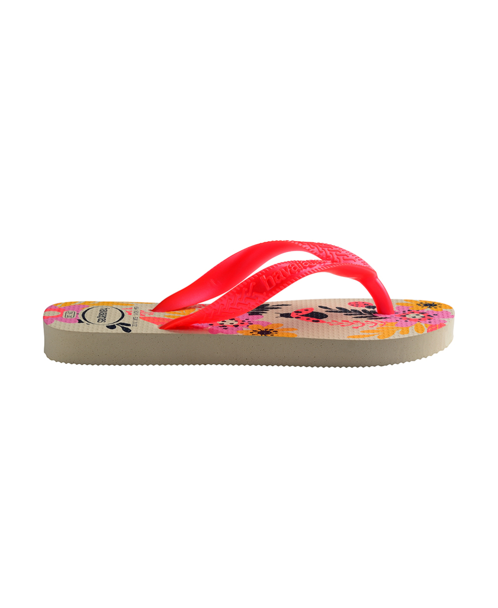 HAVAIANAS - INFRADITO JUNIOR - KIDS FLORES - 4000052-0121 - BEIGE