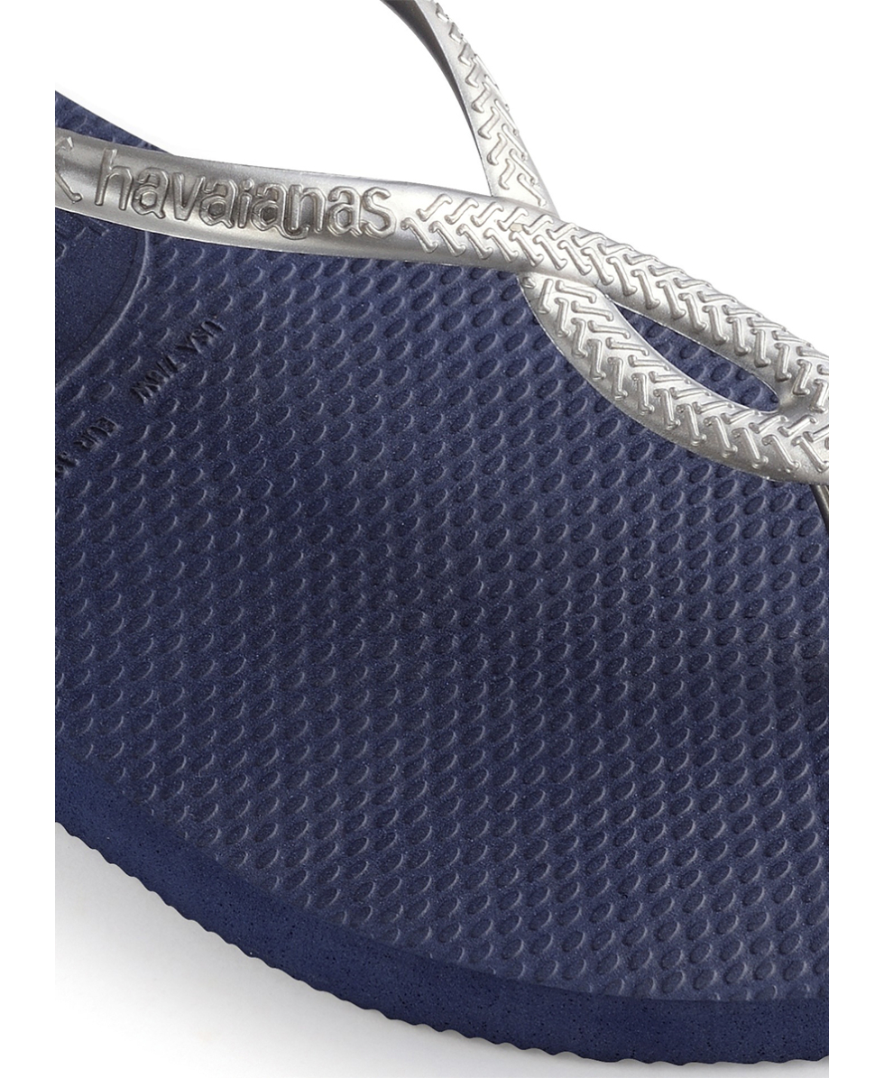 HAVAIANAS - SANDALO JUNIOR - LUNA - 4129697-0445 - NAVY/SILVER
