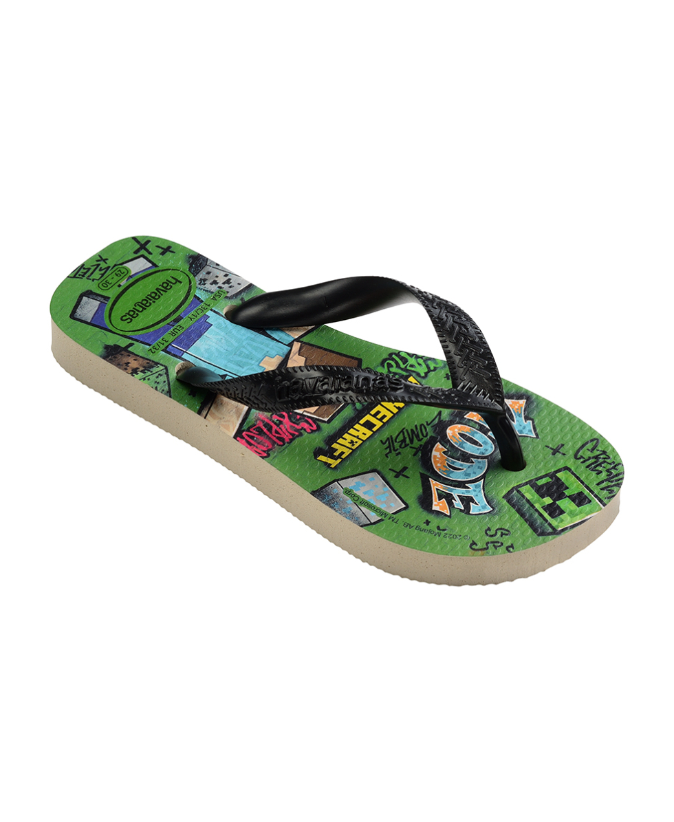 HAVAIANAS - INFRADITO JUNIOR - KIDS MINECRAFT - 4145125-0121 - BEIGE