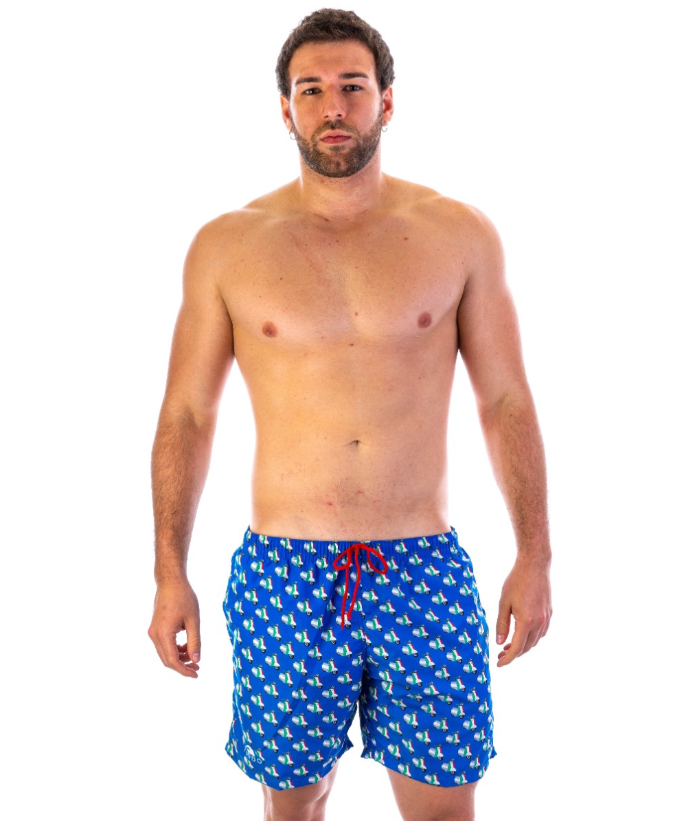 TURBO - COSTUME SHORT - MOTO BLU - 391188/0006 - BLU