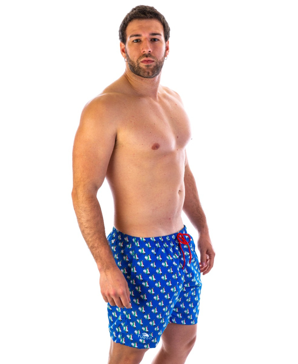 TURBO - COSTUME SHORT - MOTO BLU - 391188/0006 - BLU