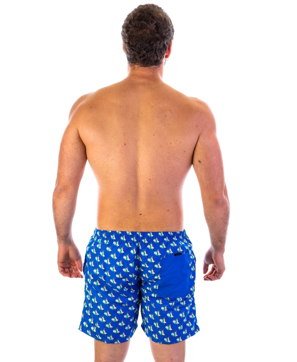 TURBO - COSTUME SHORT - MOTO BLU - 391188/0006 - BLU