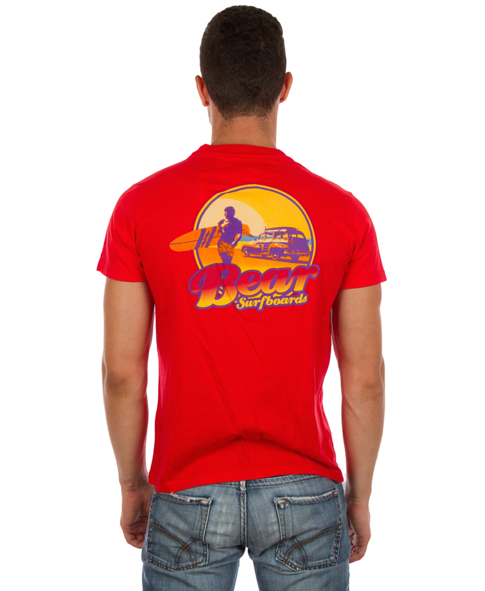 BEAR - T-SHIRT M/C - PHT010-316 - RED/ROSSO