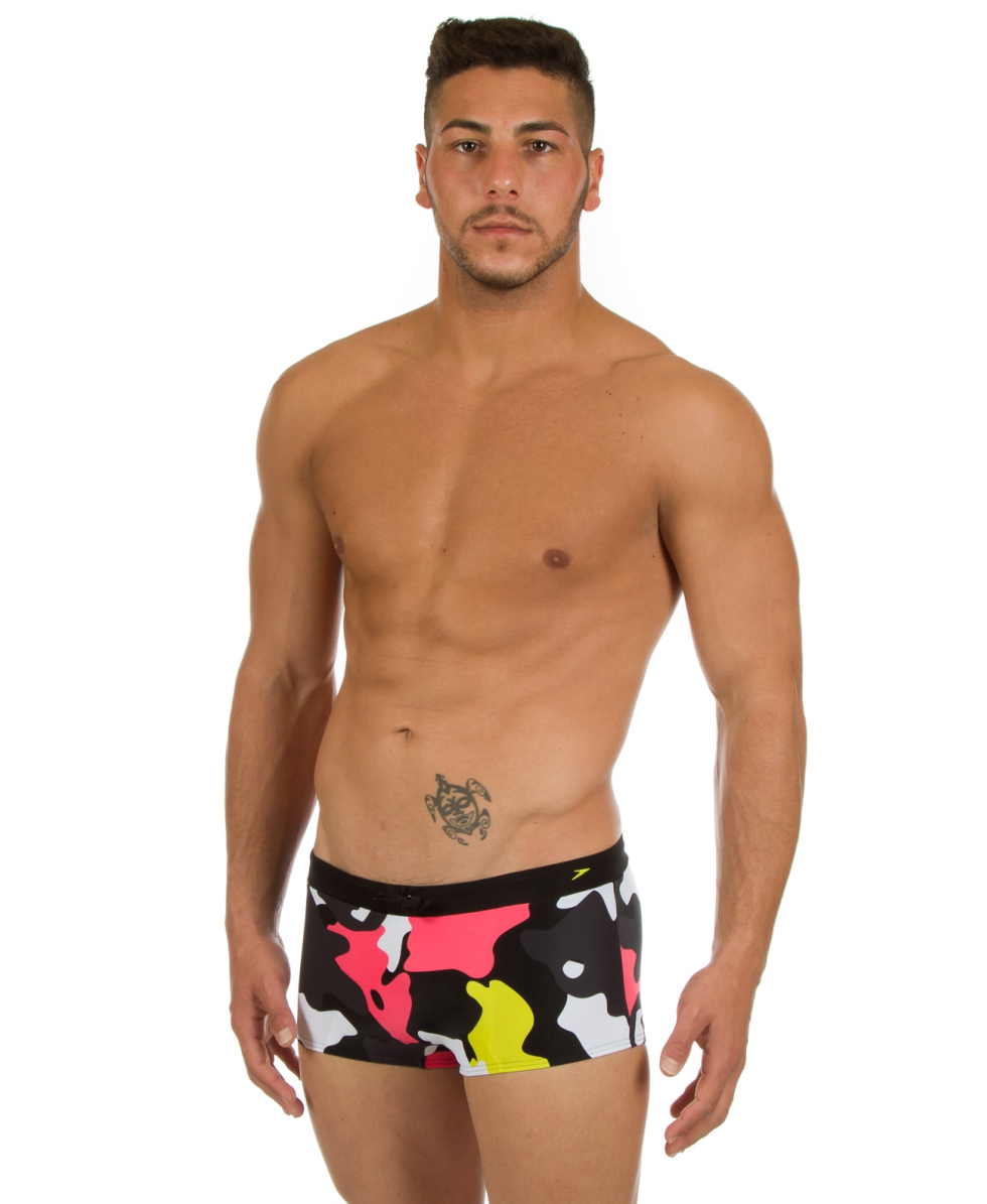 SPEEDO - COSTUME BOXER - JETFLASH ASHT AM - 087188589 - NERO/GRIGIO/MULTI