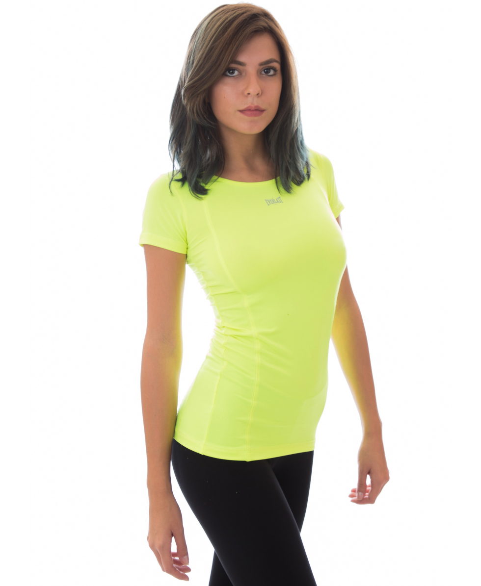 EVERLAST - T-SHIRT MICROFIBRA DONNA - 21W412H10-F700 - FLUO YELLOW