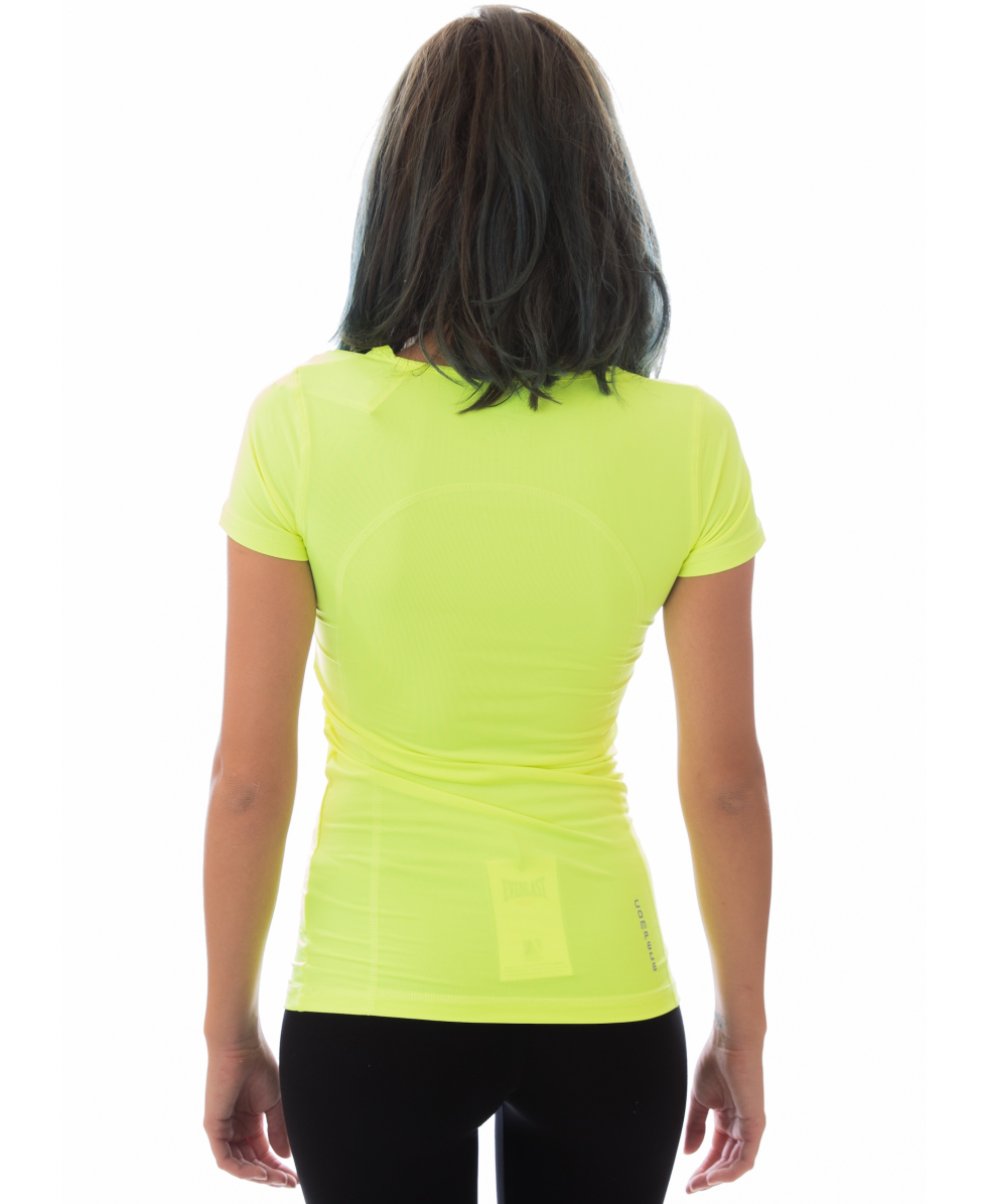 EVERLAST - T-SHIRT MICROFIBRA DONNA - 21W412H10-F700 - FLUO YELLOW