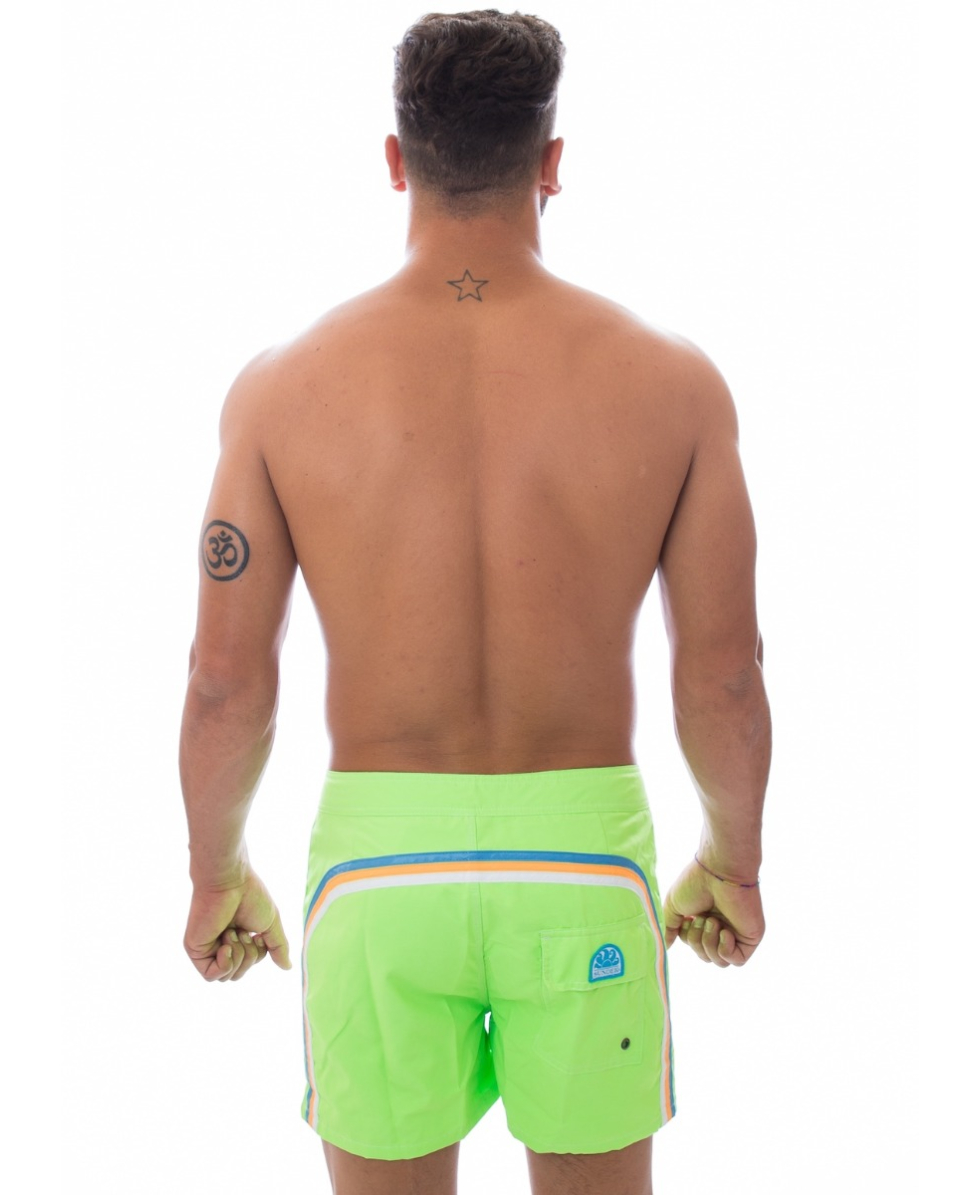 SUNDEK - COSTUME BOARDSHORT 14" - M502BDTA100-419 - FLUO GREEN - BS/RB LOW RISE
