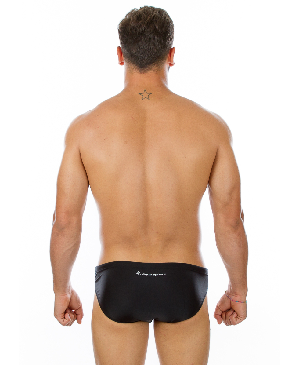 AQUASPHERE - COSTUME SLIP 7cm AQUA FIT™ - ELBA - BLACK/WHITE/RED