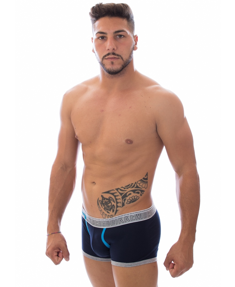 BIKKEMBERGS - BOXER/TRUNK GRAFIC LINE II - B4B4015-0023 - BLUE