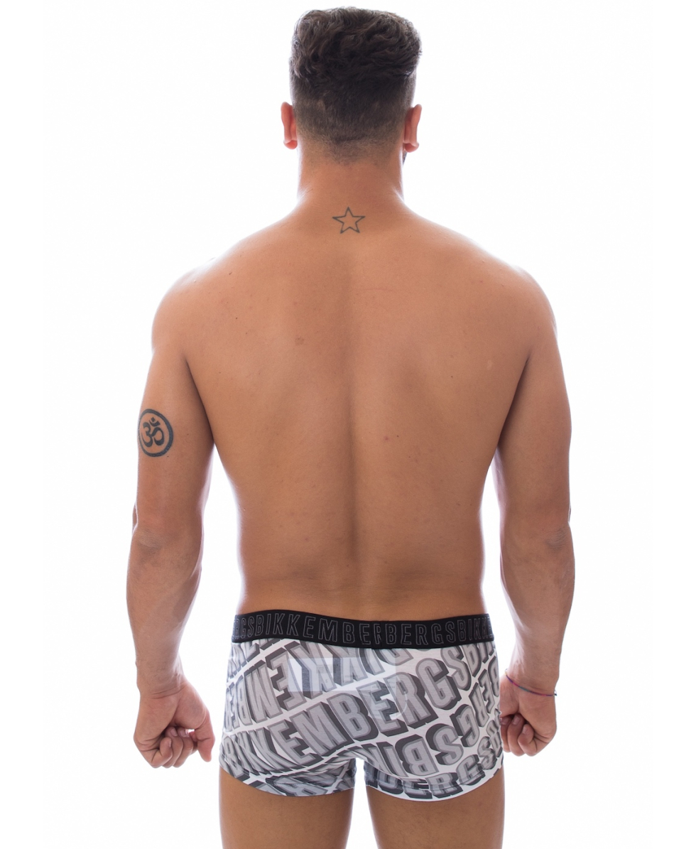 BIKKEMBERGS - BOXER/TRUNK 3D - B4B4019-0020 - WHITE