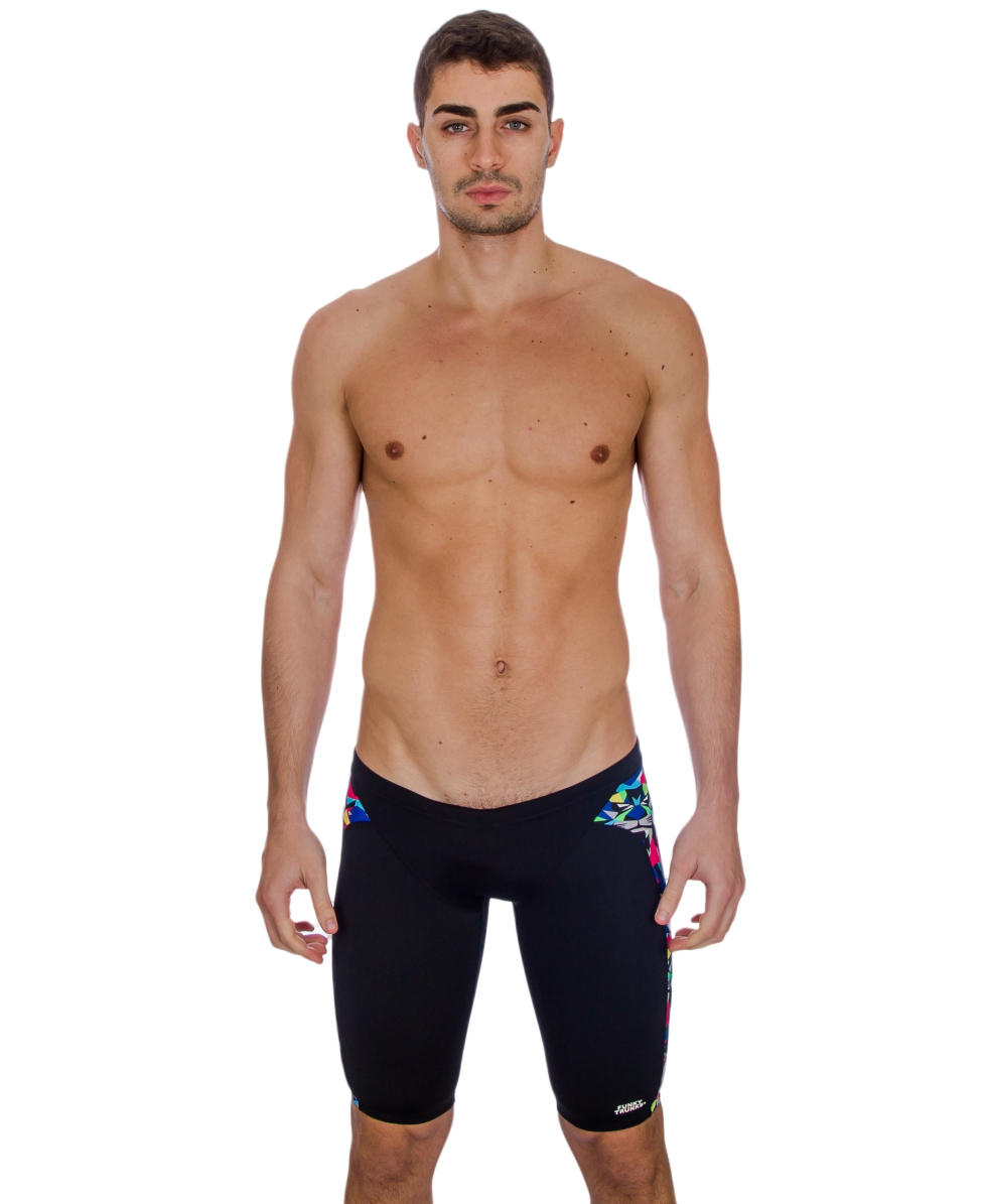 FUNKY TRUNKS - COSTUME JAMMER - TRAINING JAM - FT37M00608 - BLACK/PRIMAL PREDATOR