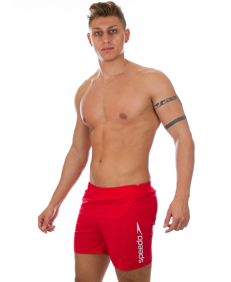 SPEEDO - COSTUME SHORT JR - CHALLENGE - RED/WHITE- 01-325-7718