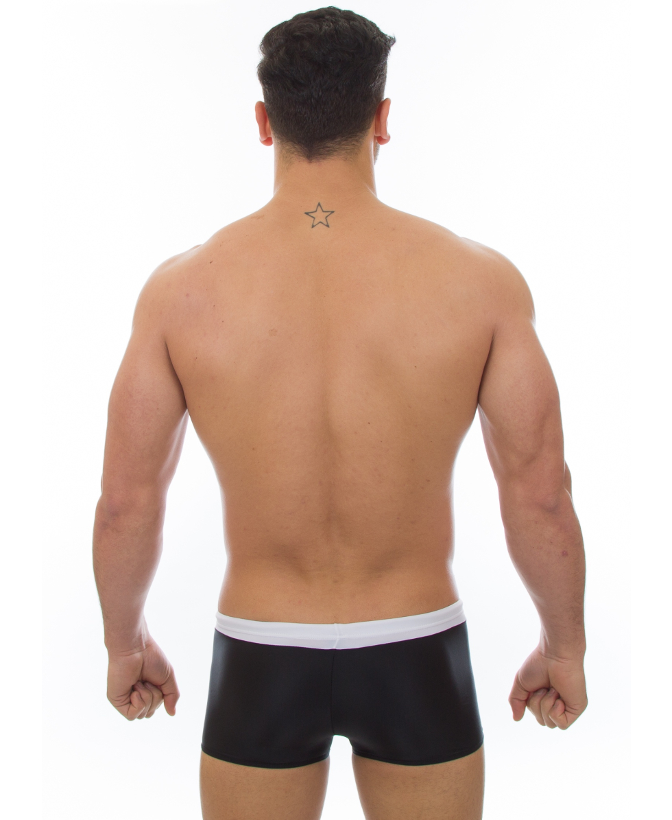 MASTERNUOTO - COSTUME PARIGAMBA JUNIOR 17cm - DRAGO - A - NERO/BIANCO