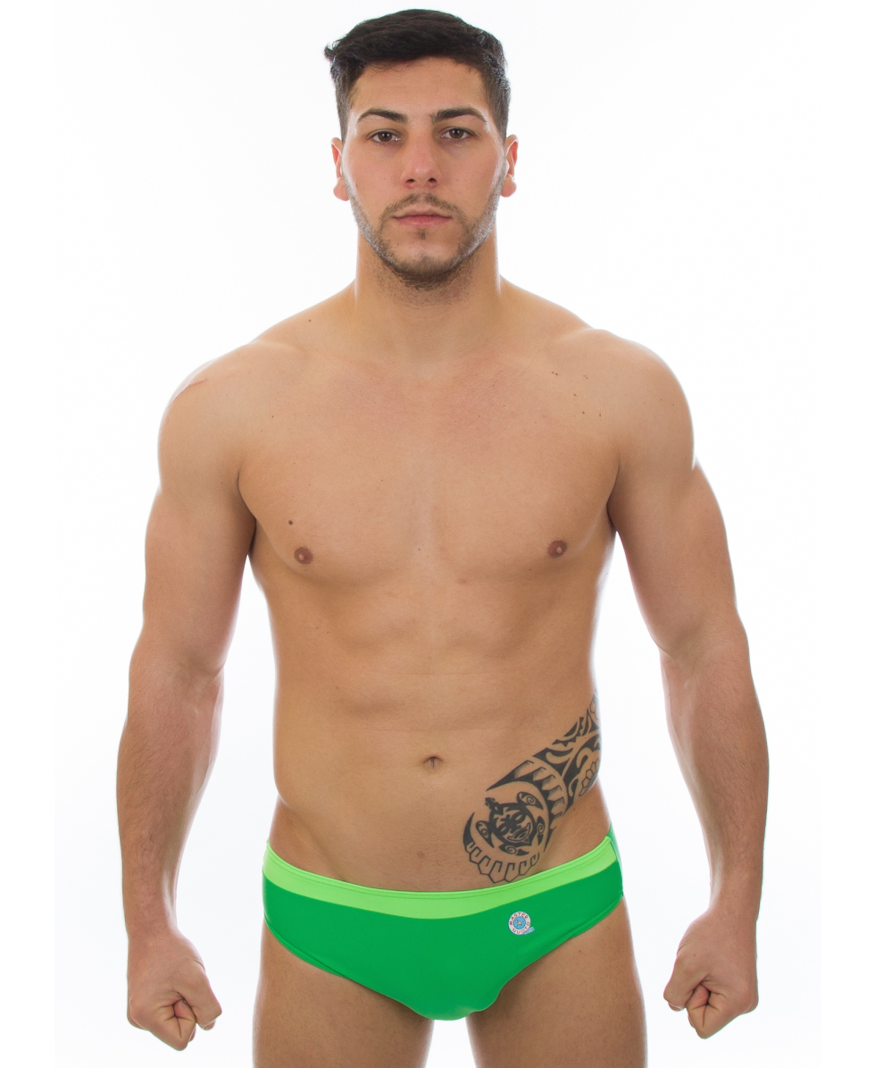 MASTERNUOTO - COSTUME SLIP JUNIOR 4,5cm - PLUTO - B - SMILE/ACETOSELLA