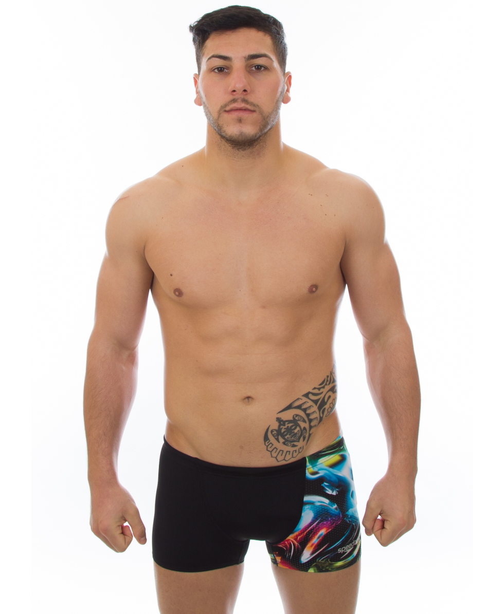SPEEDO - COSTUME BOXER - ALV DIGI - 09-734-A056 - BLACK - ENDURANCE+
