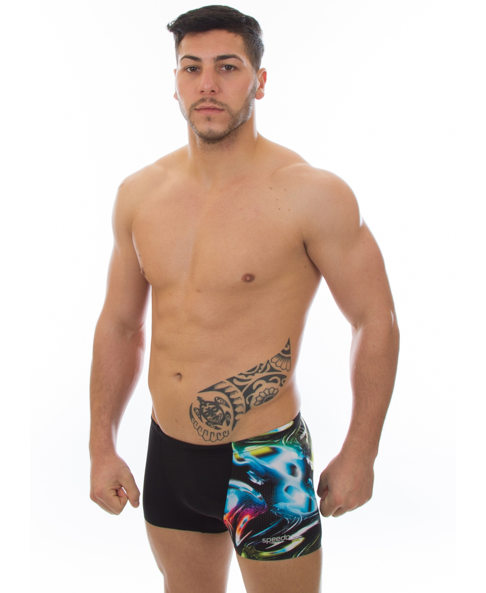 SPEEDO - COSTUME BOXER - ALV DIGI - 09-734-A056 - BLACK - ENDURANCE+