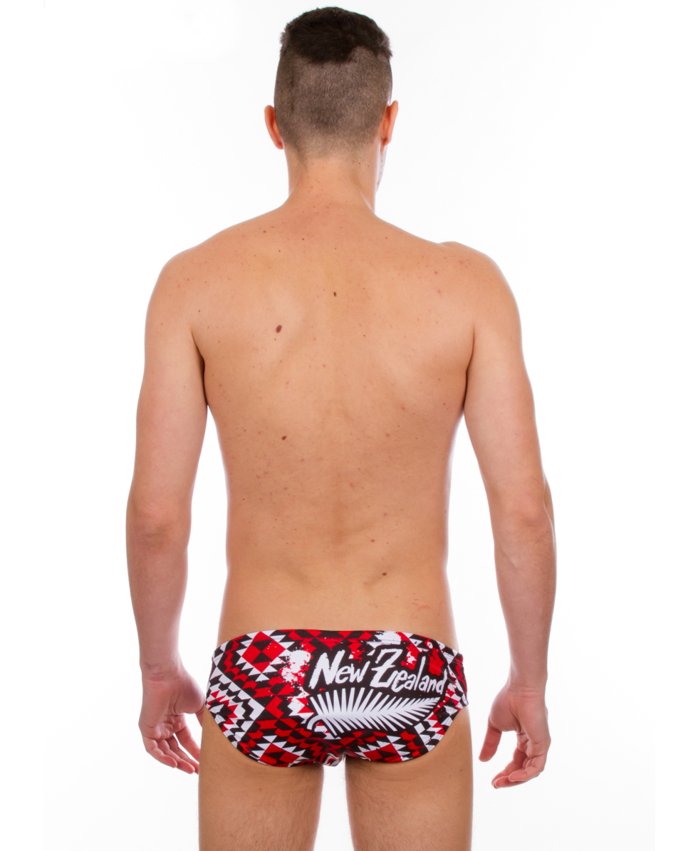 TURBO - COSTUME SLIP - NZL CULTURE - 730115/0809 - BLACK/RED