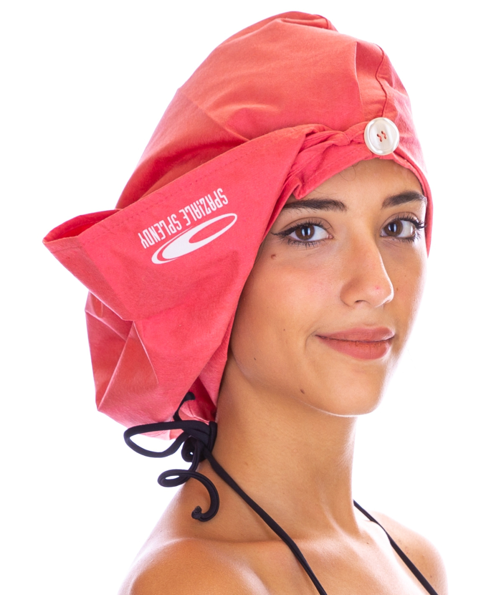 SPAZIALE SPLENDY - TURBANTE ASCIUGACAPELLI MICROFIBRA - PESCA