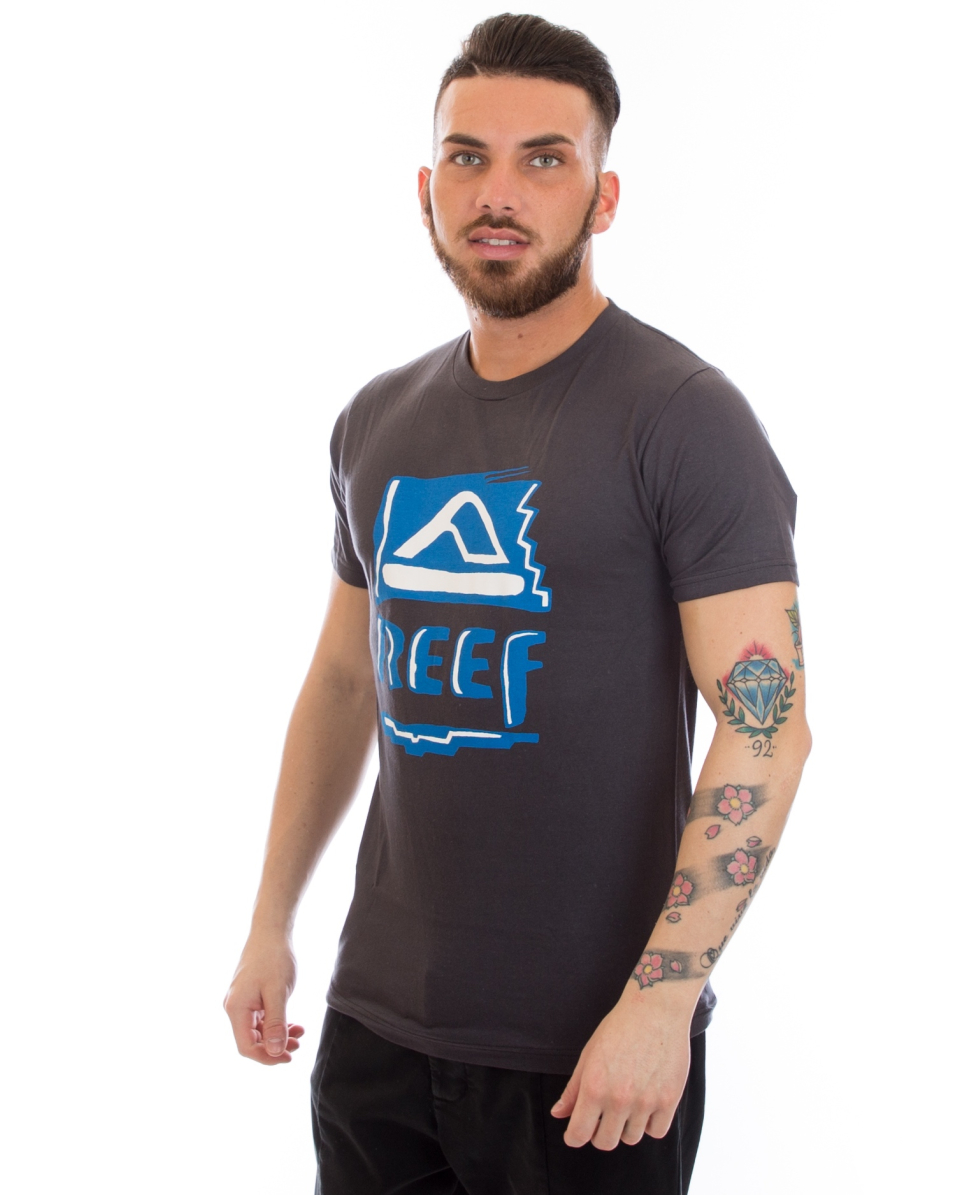 REEF - T-SHIRT HERITAGE RFTRO - RF0A2YF4CHA - CHARCOAL
