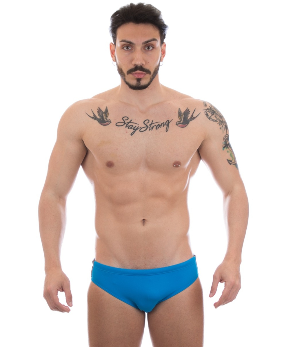 EMPORIO ARMANI - COSTUME SLIP/BRIEF - 901000 7P710 15032 - METHYL BLUE