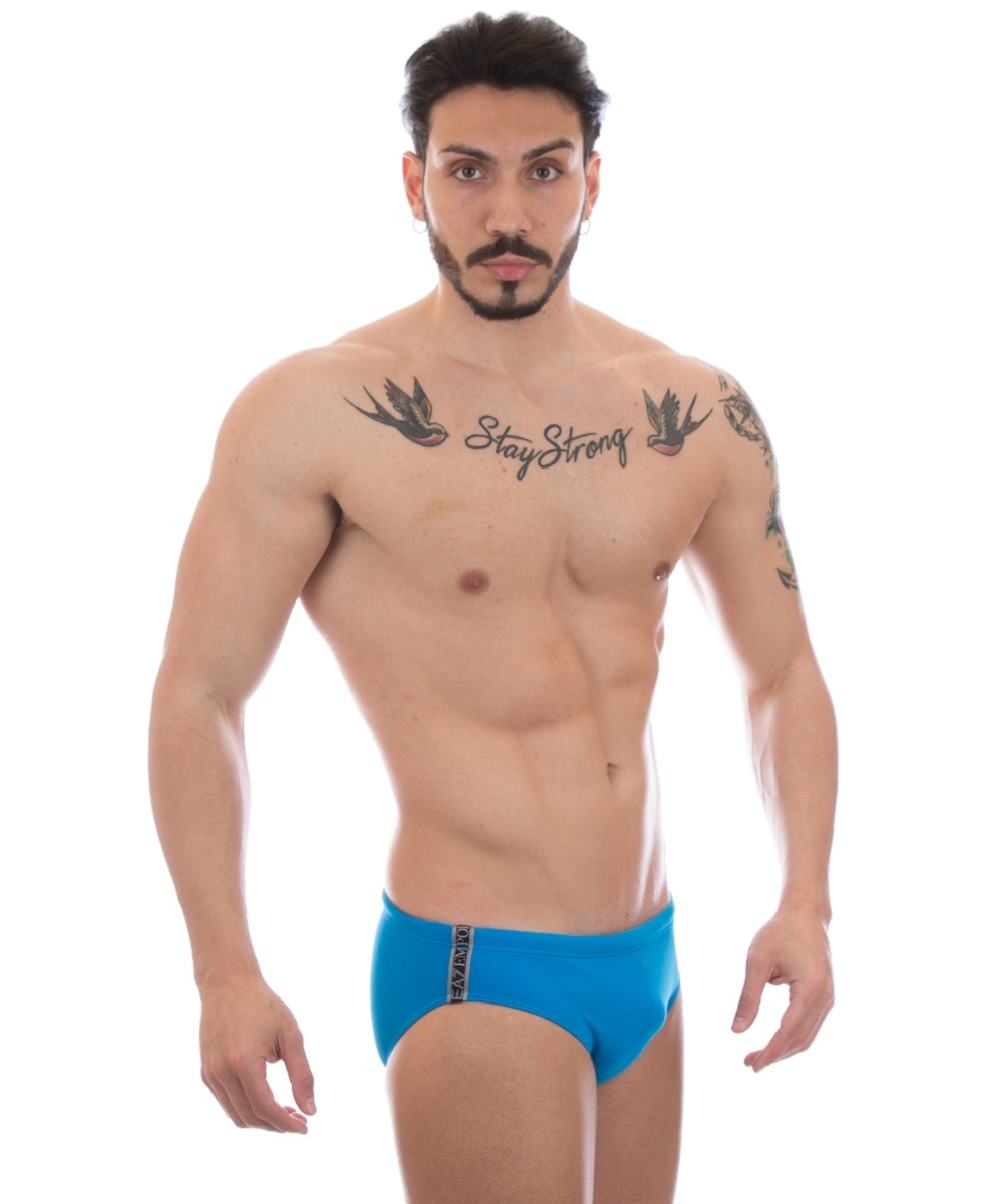 EMPORIO ARMANI - COSTUME SLIP/BRIEF - 901000 7P710 15032 - METHYL BLUE