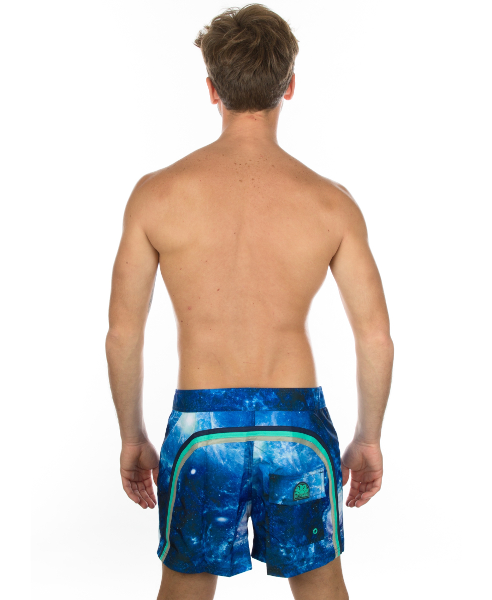 SUNDEK - COSTUME BOARDSHORT 14" - M502BDP02DS-007 - NAVY - BS/RB LOW RISE