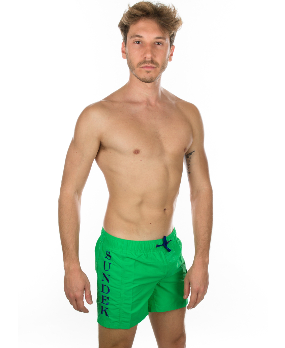 SUNDEK - COSTUME BOARDSHORT BOY 10" - B448BDTA100-336 - BRIGHT GREEN - ENRICO
