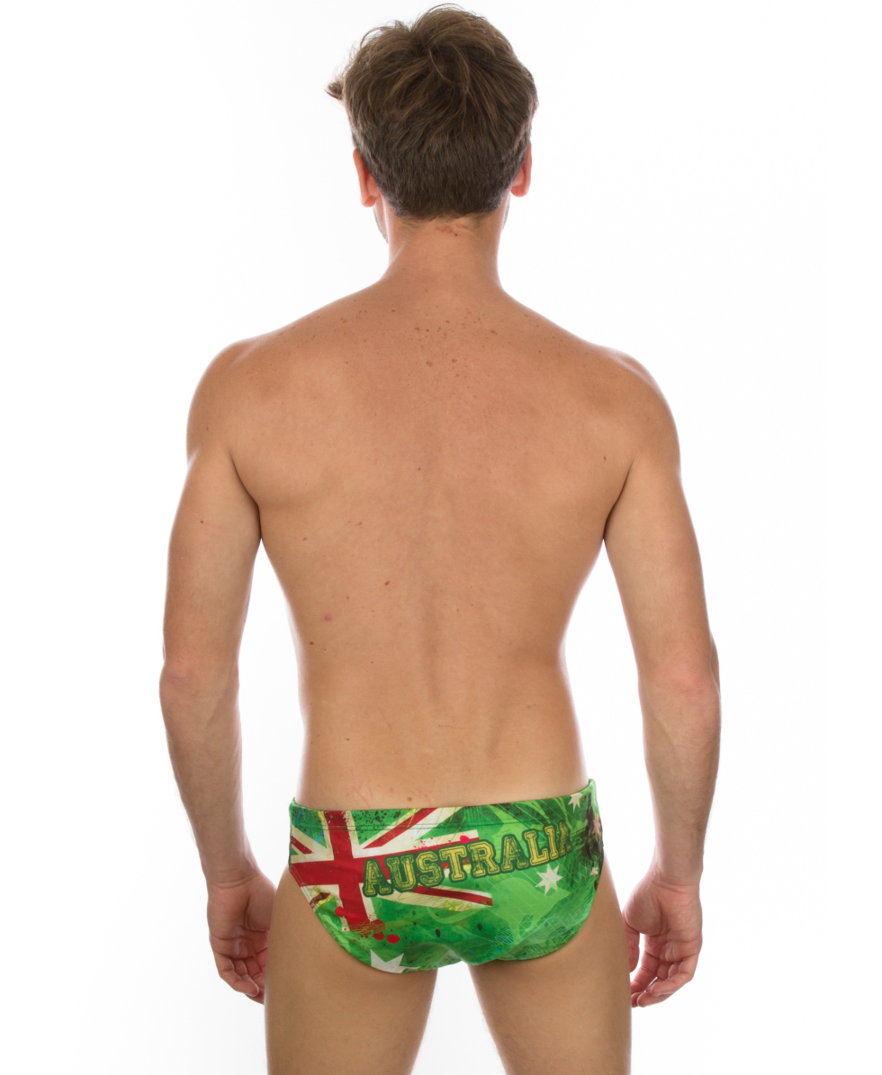 TURBO - COSTUME SLIP - AUSTRALIA TAG - 730126/0005 - GREEN