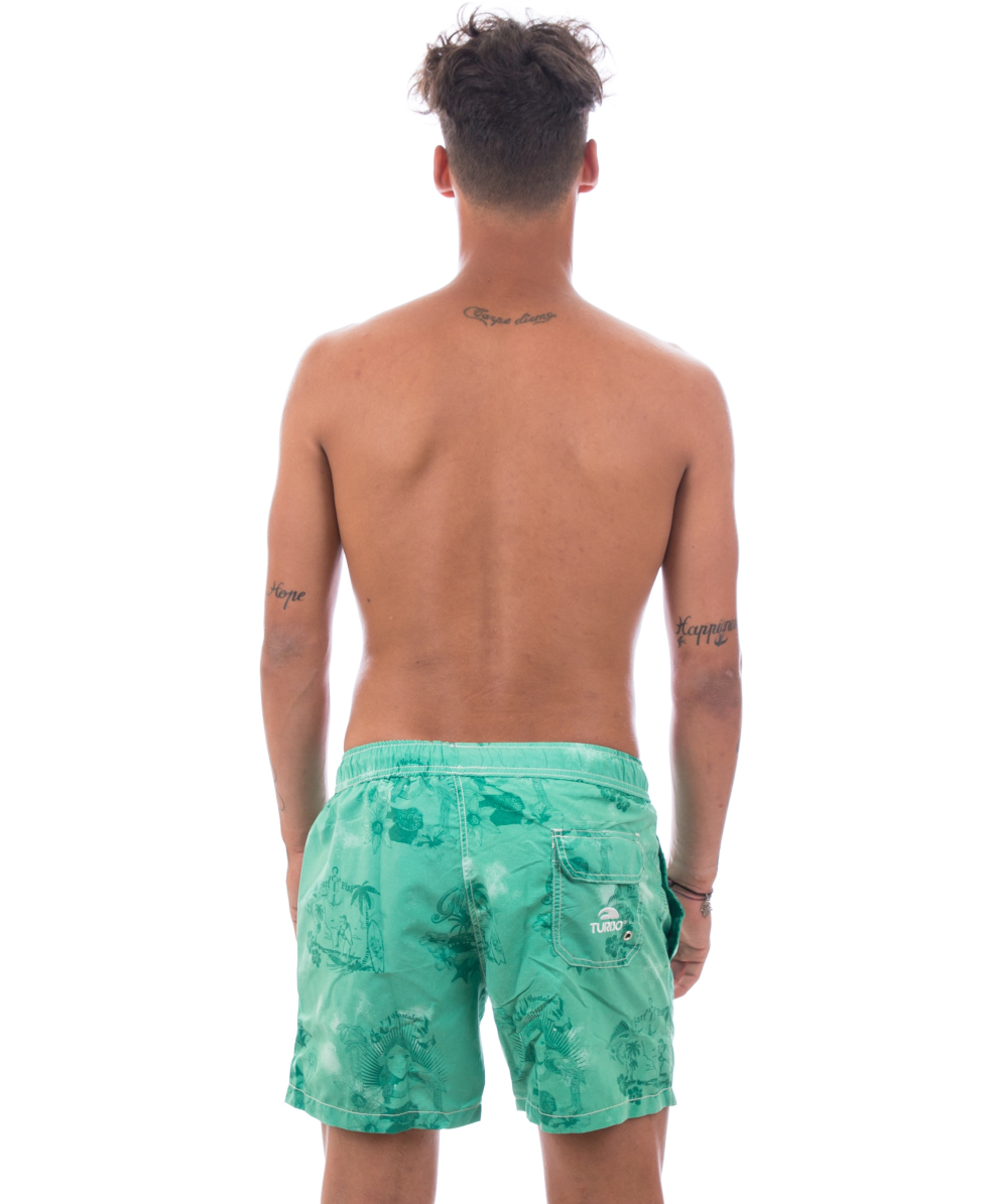 TURBO - COSTUME SHORT - BEACH - 39036/0005 - GREEN