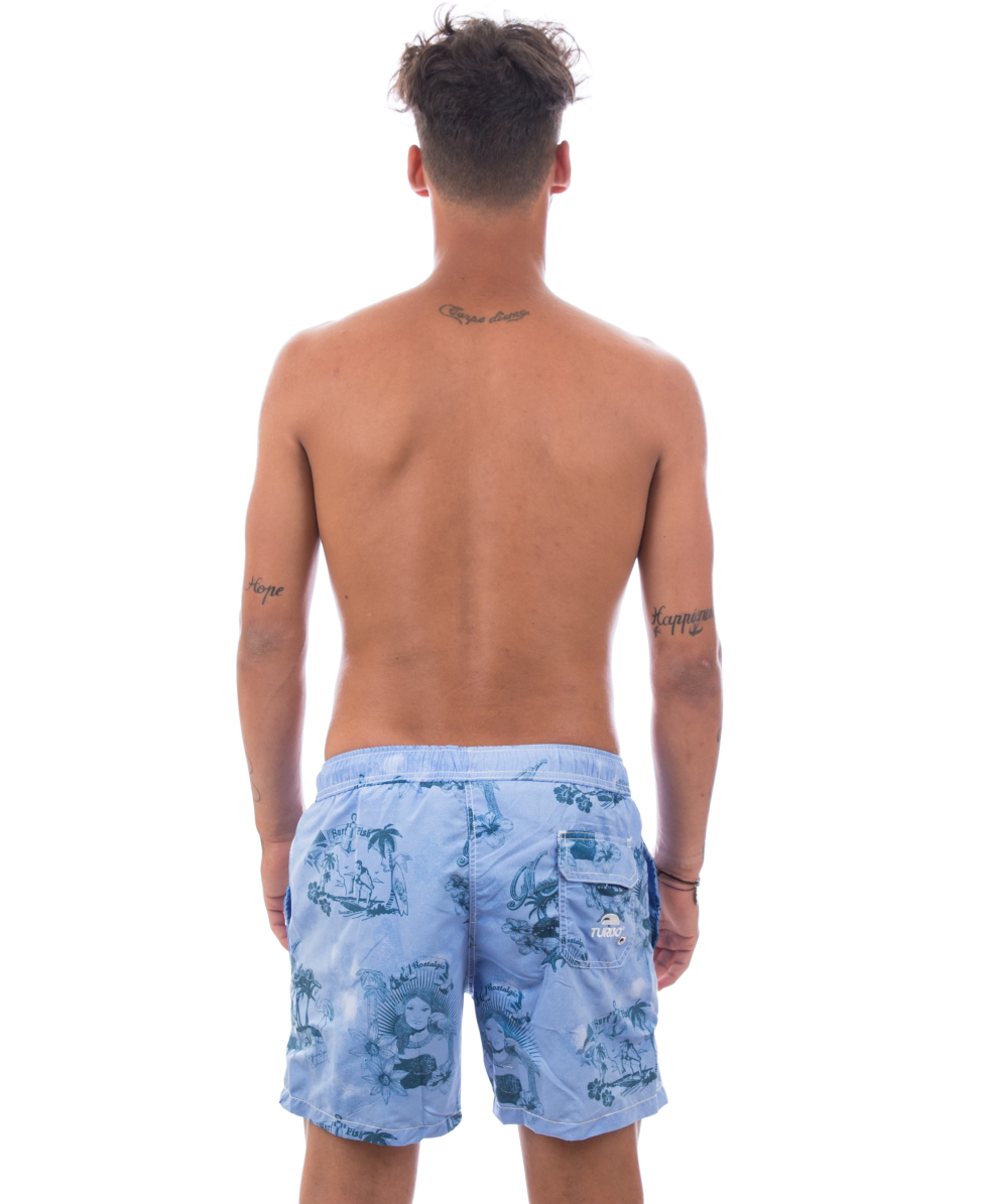 TURBO - COSTUME SHORT - BEACH - 39036/0006 - LIGHT BLUE