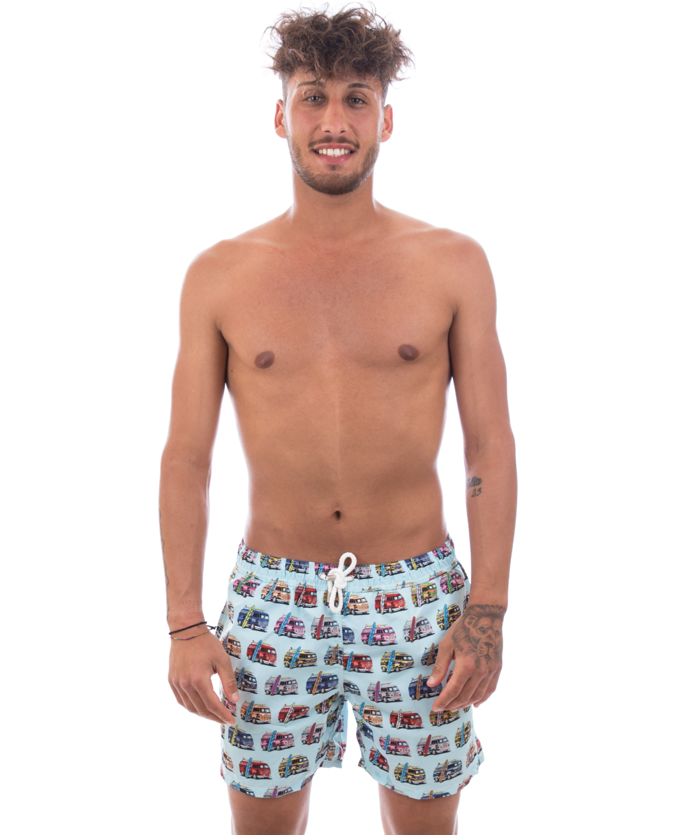 TURBO - COSTUME SHORT - BEACH - 39038/0066 - LIGHT BLUE