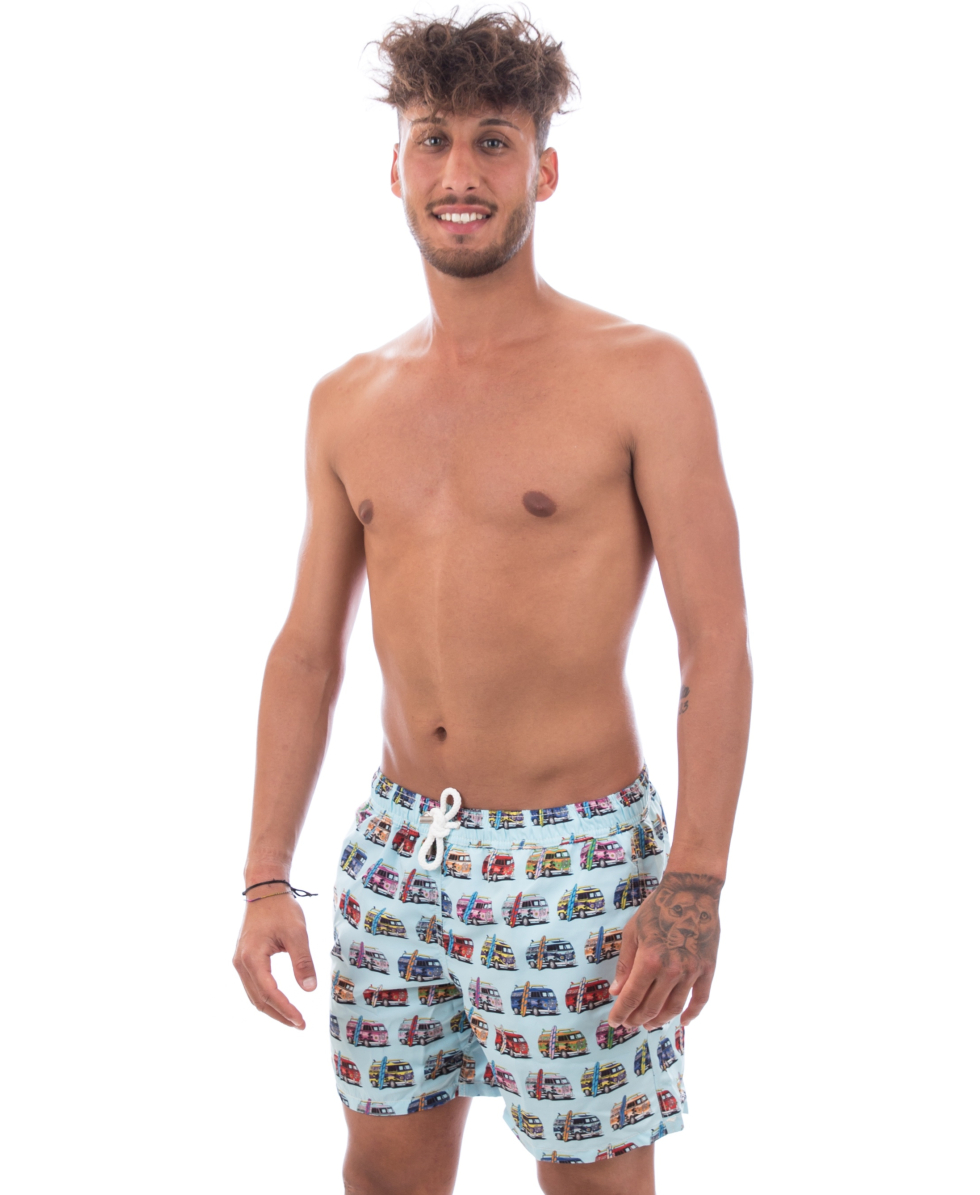 TURBO - COSTUME SHORT - BEACH - 39038/0066 - LIGHT BLUE