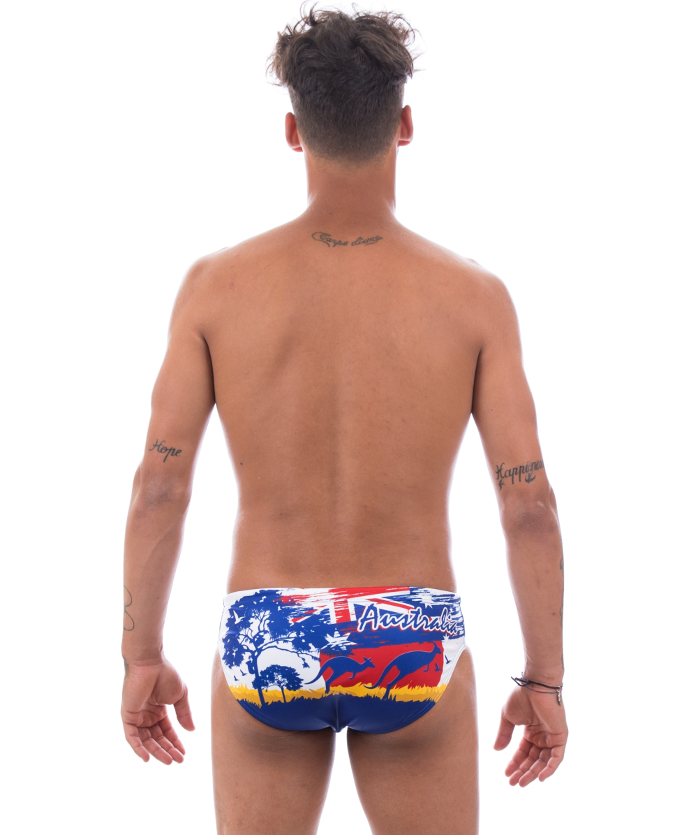 TURBO - COSTUME SLIP/BRIEF - AUSTRALIA LANDSCAPE - 730318