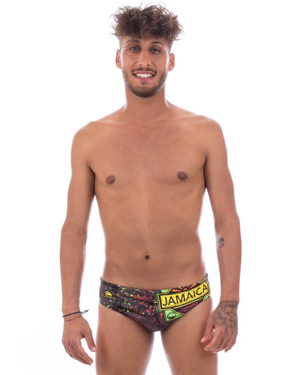 TURBO - COSTUME SLIP/BRIEF - JAMAICA PAINTING - 730319