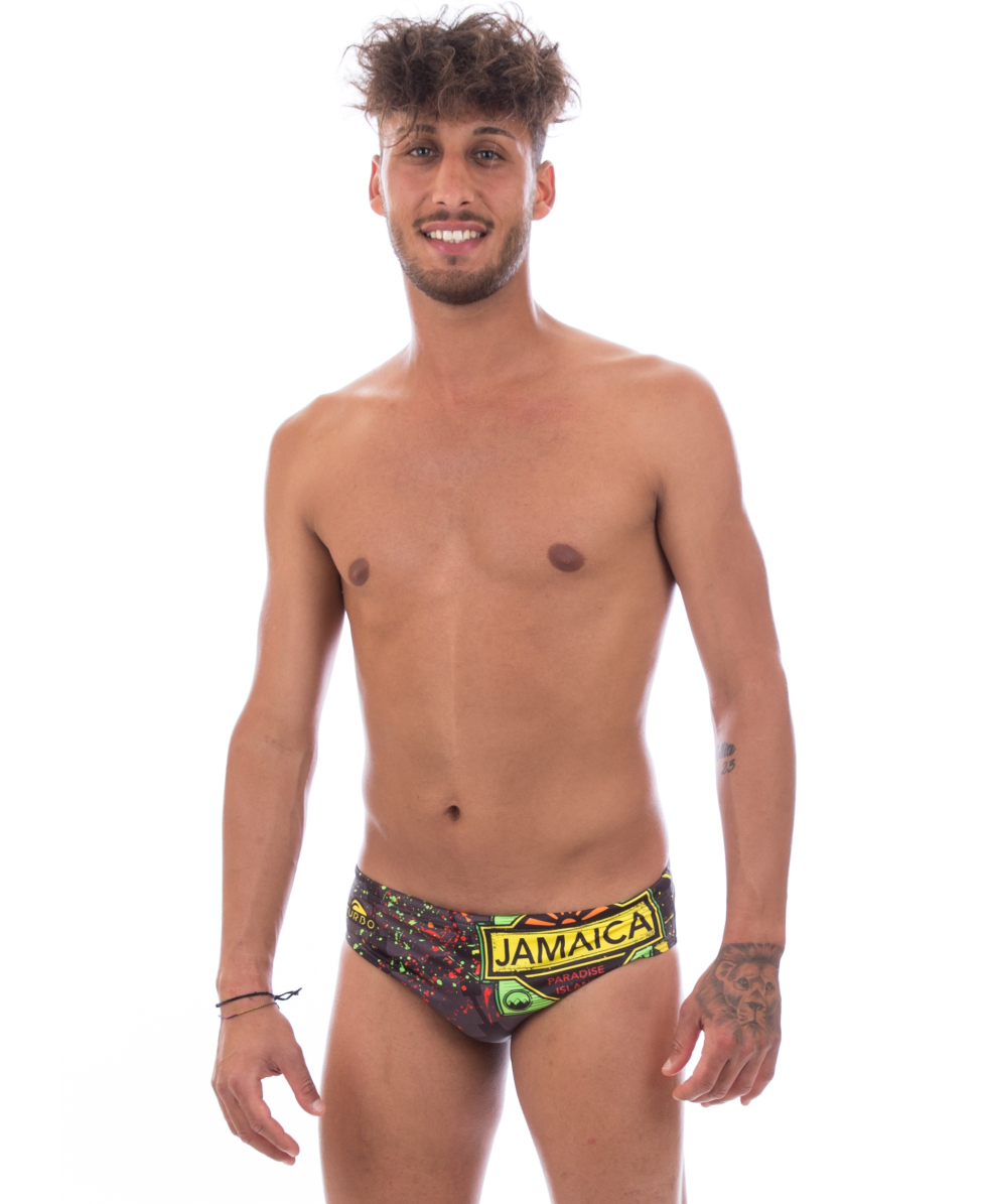 TURBO - COSTUME SLIP/BRIEF - JAMAICA PAINTING - 730319