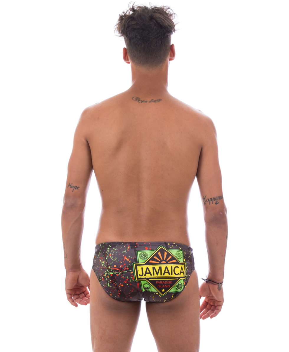 TURBO - COSTUME SLIP/BRIEF - JAMAICA PAINTING - 730319