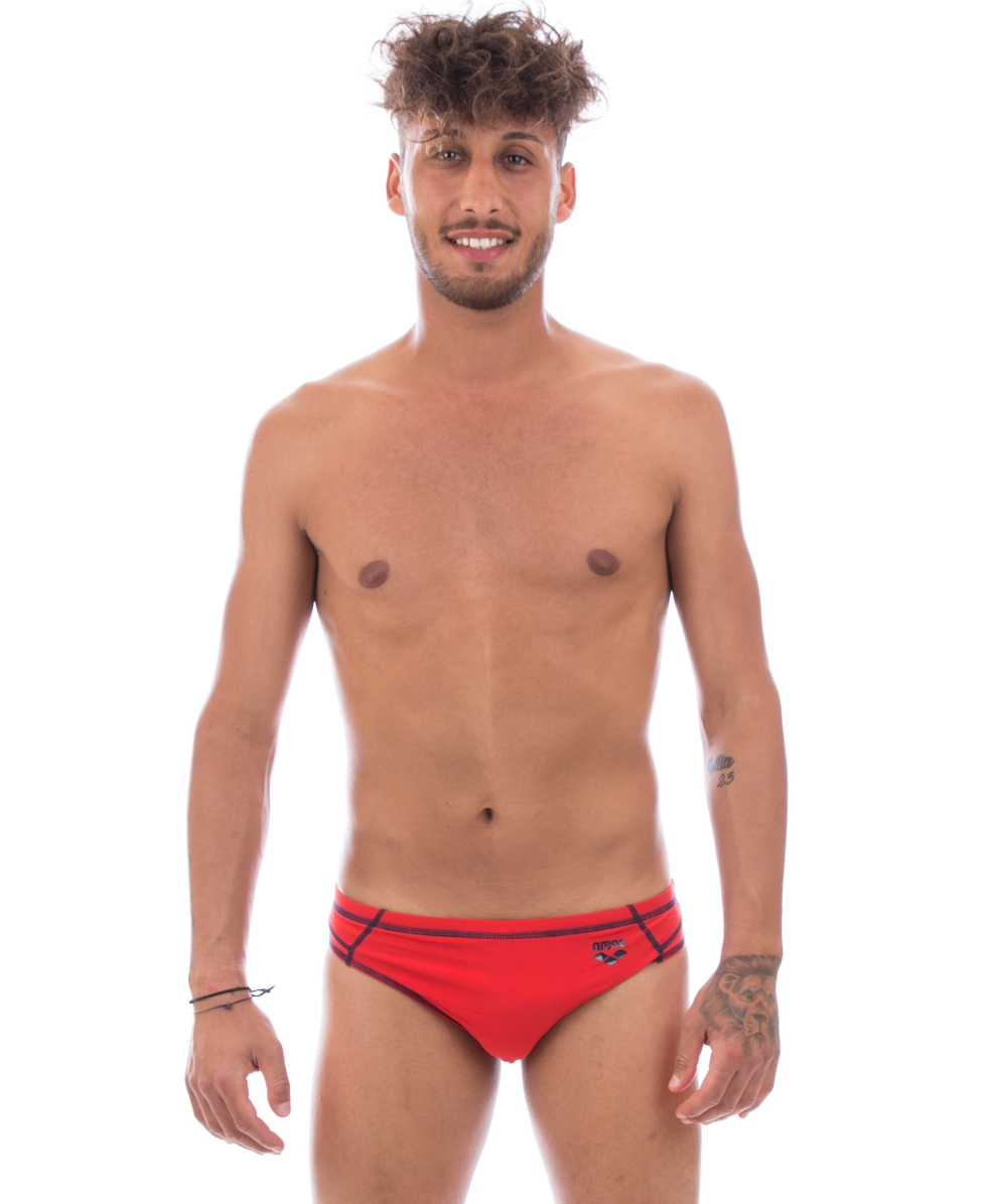 ARENA - COSTUME SLIP - REVO MID BRIEF - RED/NAVY - 1693247