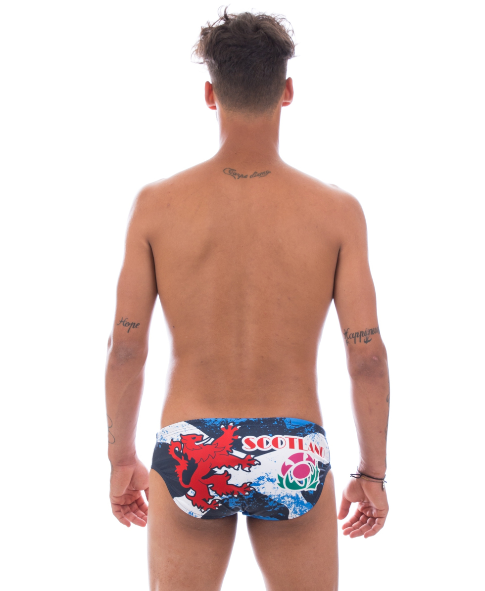 TURBO - COSTUME SLIP/BRIEF - SCOTLAND PAINTING - 730327