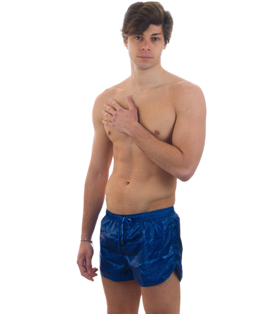 EMPORIO ARMANI - COSTUME SHORT - 211656 5P453 03833 - GLACIER - SWIMWEAR