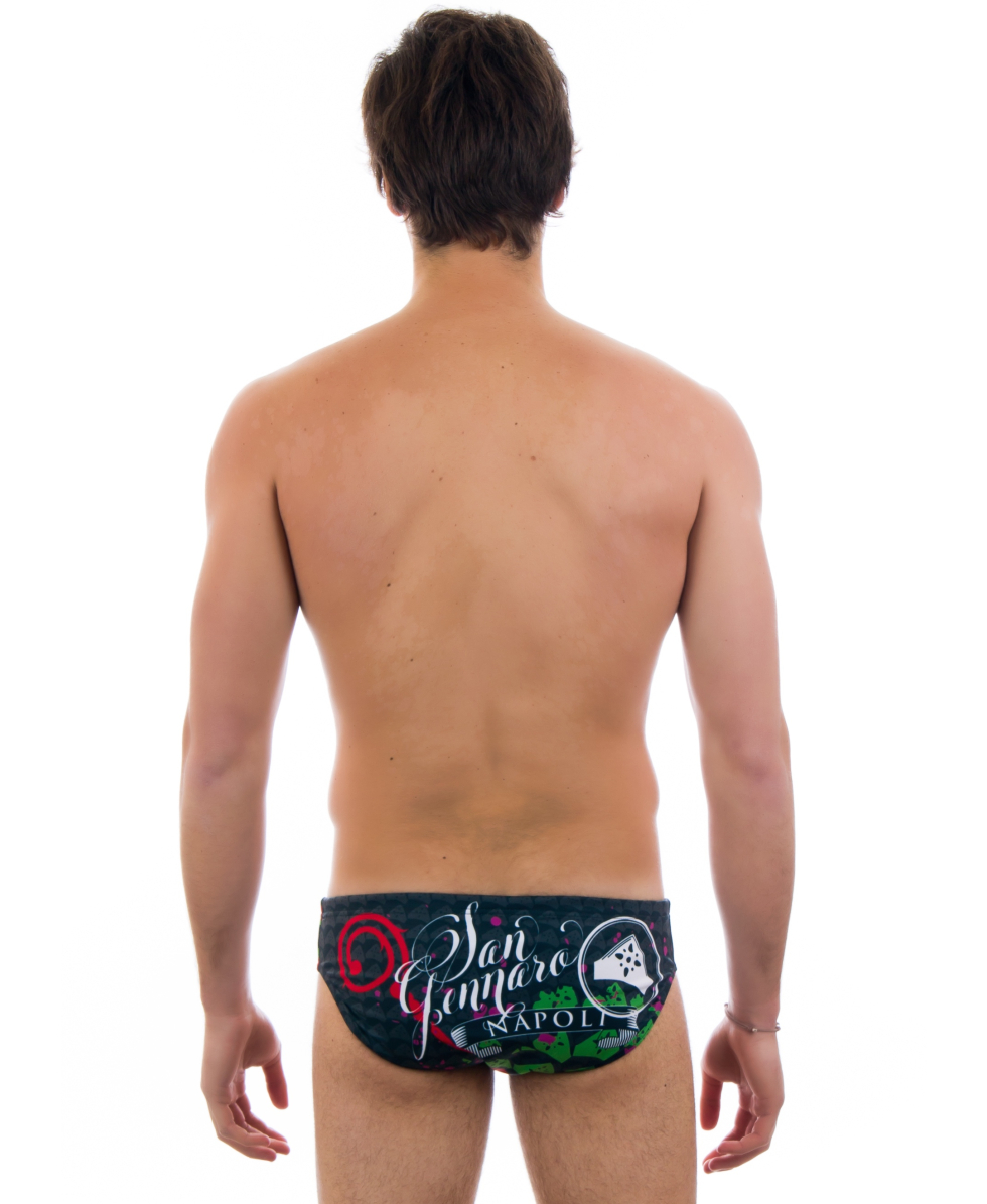 TURBO - COSTUME SLIP - SAN GENNARO - 79976/0009 - BLACK
