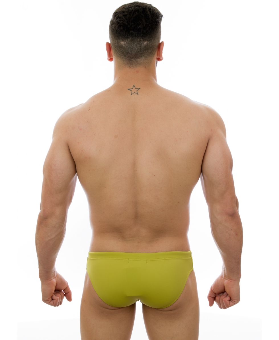 EMPORIO ARMANI - COSTUME SLIP/BRIEF - 211652 5P403 06482 - LIME GREEN - SWIMWEAR